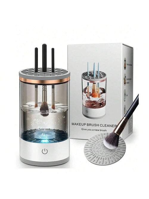 Electric Makeup Brush Cleaner — Deep Clean & Dry in 10 Seconds